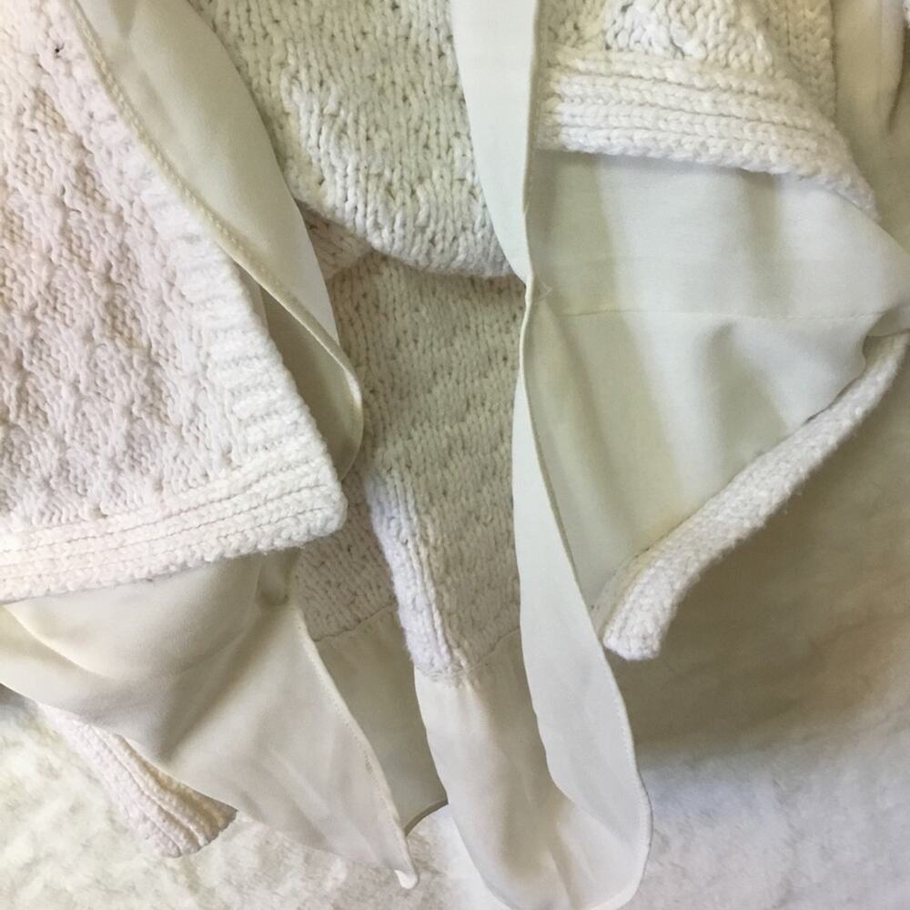 Loft White Long Sleeve Knit Top - Picture 7 of 9